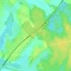 Les Tierces地形图、海拔、地势