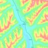 硝河乡地形图、海拔、地势