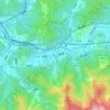 碇內地形图、海拔、地势