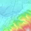 Queixans地形图、海拔、地势