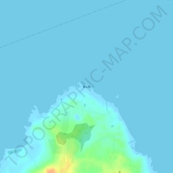 景心角地形图、海拔、地势