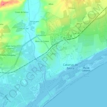 Canada地形图、海拔、地势