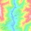 咯尔乡地形图、海拔、地势