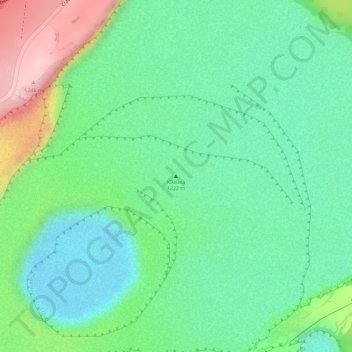 Kīlauea地形图、海拔、地势