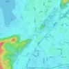 前峰尾地形图、海拔、地势