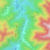 龙溪村地形图、海拔、地势