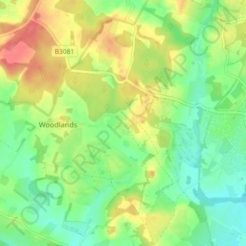 Whitmore地形图、海拔、地势