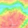 Les Chantretots地形图、海拔、地势