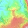 Gisakura地形图、海拔、地势