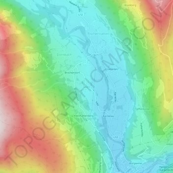 Saps地形图、海拔、地势