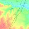 Bruceville地形图、海拔、地势