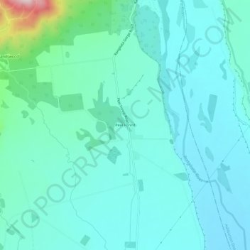 Peel Forest地形图、海拔、地势