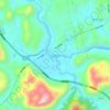 二道水地形图、海拔、地势