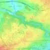 combe de la Lande地形图、海拔、地势