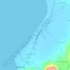 Gua地形图、海拔、地势