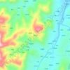 青山岗地形图、海拔、地势