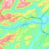 石家冲街道地形图、海拔、地势