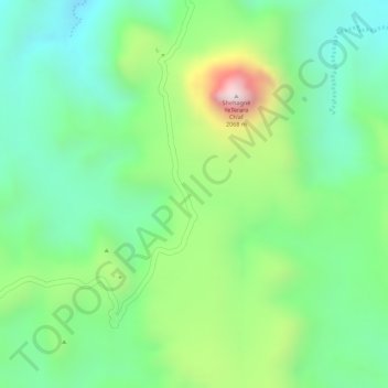 Yeha地形图、海拔、地势