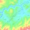 中村地形图、海拔、地势