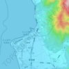 海口地形图、海拔、地势