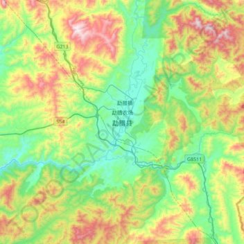 勐腊县地形图、海拔、地势