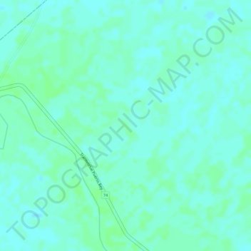 El Cauchal地形图、海拔、地势