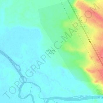 ​克孜勒加尔村地形图、海拔、地势