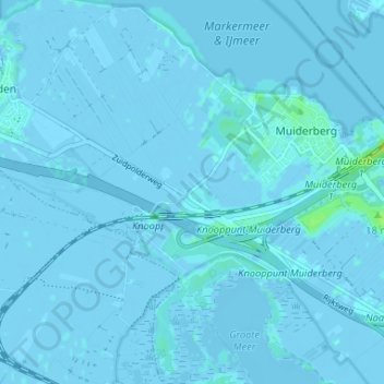 Hakkelaarsbrug地形图、海拔、地势