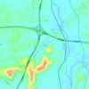 米冲地形图、海拔、地势