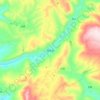 内东乡地形图、海拔、地势