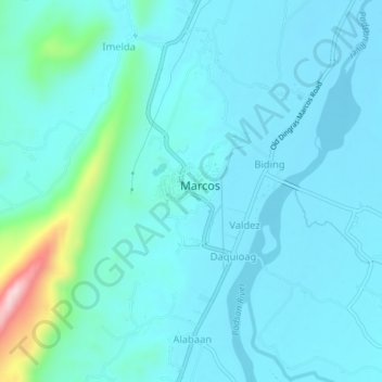 Lydia地形图、海拔、地势