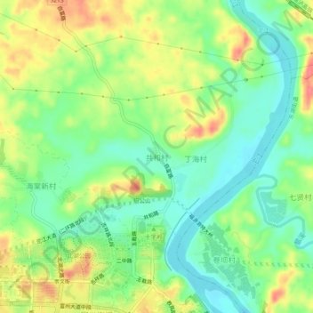 共和村地形图、海拔、地势