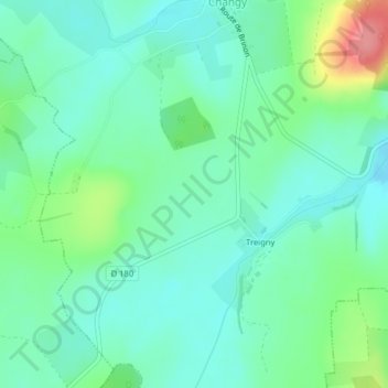Laquelle地形图、海拔、地势