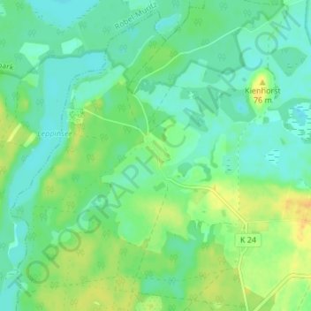 Schillersdorf地形图、海拔、地势