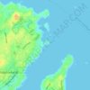 Fort Beach地形图、海拔、地势