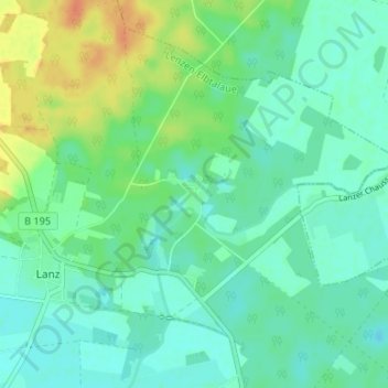 Gadow地形图、海拔、地势