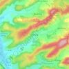 Helling地形图、海拔、地势
