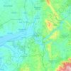 Coimbra地形图、海拔、地势