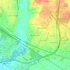 Hampton Trace地形图、海拔、地势