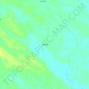 辽源南牛堡地形图、海拔、地势