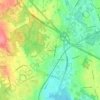 Islington地形图、海拔、地势