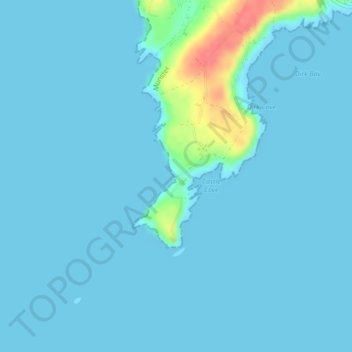 Galley Head地形图、海拔、地势