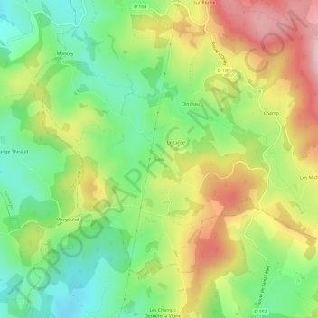 Solo地形图、海拔、地势