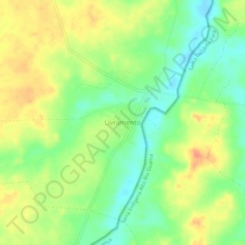 Livramento地形图、海拔、地势