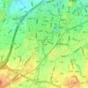 大湳尾地形图、海拔、地势