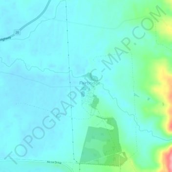 Fairbridge Village地形图、海拔、地势