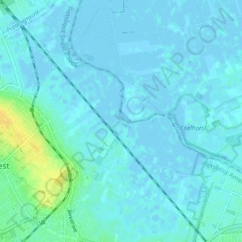 Kleine Melm地形图、海拔、地势