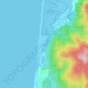 Tierra Del Mar地形图、海拔、地势
