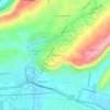 Bellevue地形图、海拔、地势