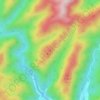 朝天门地形图、海拔、地势